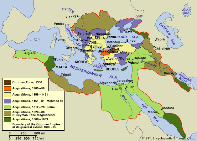 ottoman map